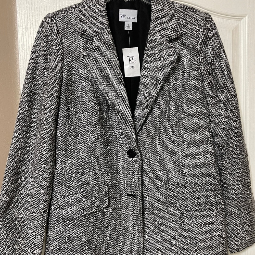 Eileen Fisher Women's Gray Blazer